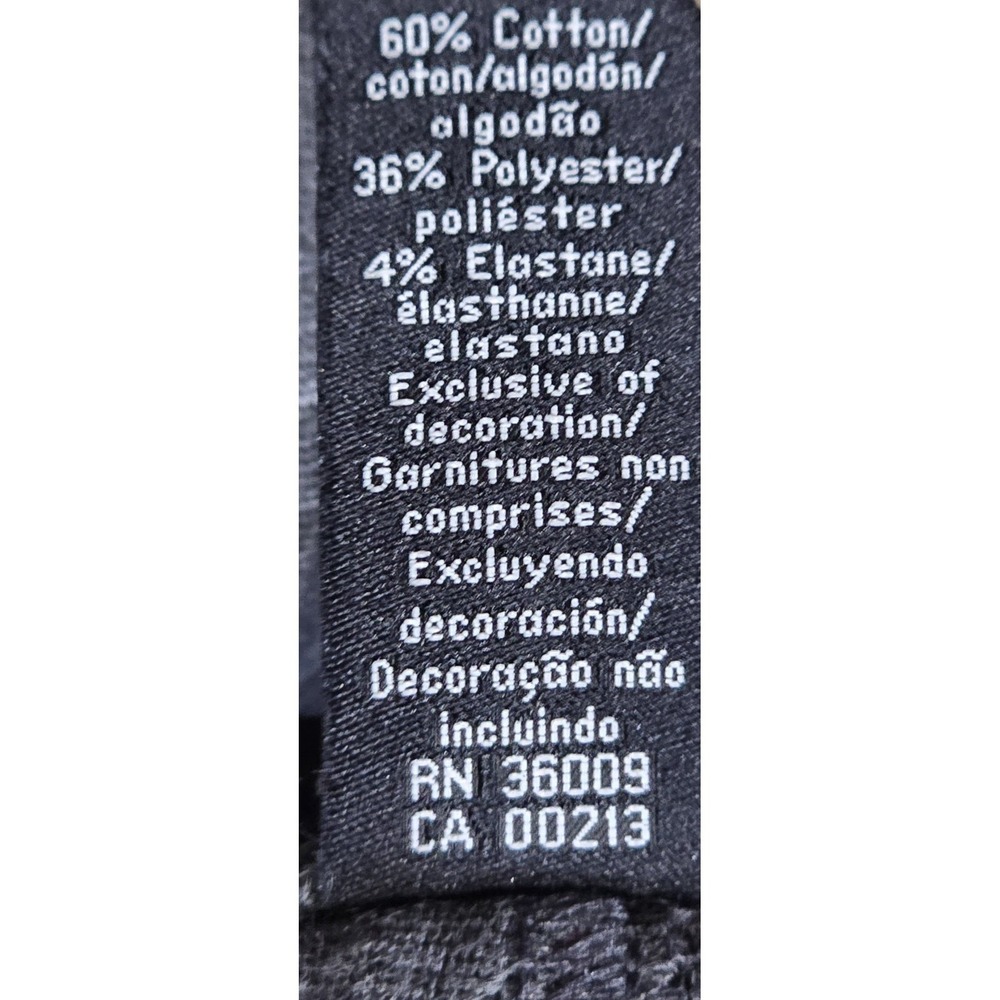 Calvin Klein Jeans Womens 8 Heather Gray Stretch Pants Slim Leg Work Office - Picture 5 of 15